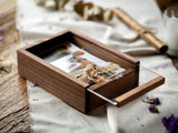 Bridal Shower Gift - Personalized Wedding Wooden Photo Box - nzhandicraft