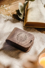 Personalized Wooden Box with Glass Cork USB Drive - Perfect Wedding Gift for Clients - nzhandicraft