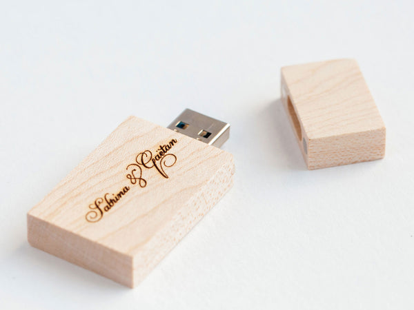 Maple USB Stick Personalized Wedding USB Flash Drive - nzhandicraft